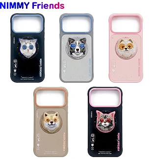 قاب نیمی با پاپ سوکت Nimmy Magnetic Glasses Case Series سری 17